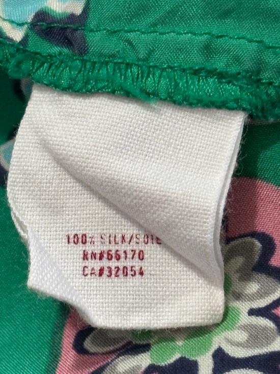 Anthropologie Lilka 100% Silk Green Paisley Maxi Dress Empire Waist Sz S Boho - Picture 7 of 12